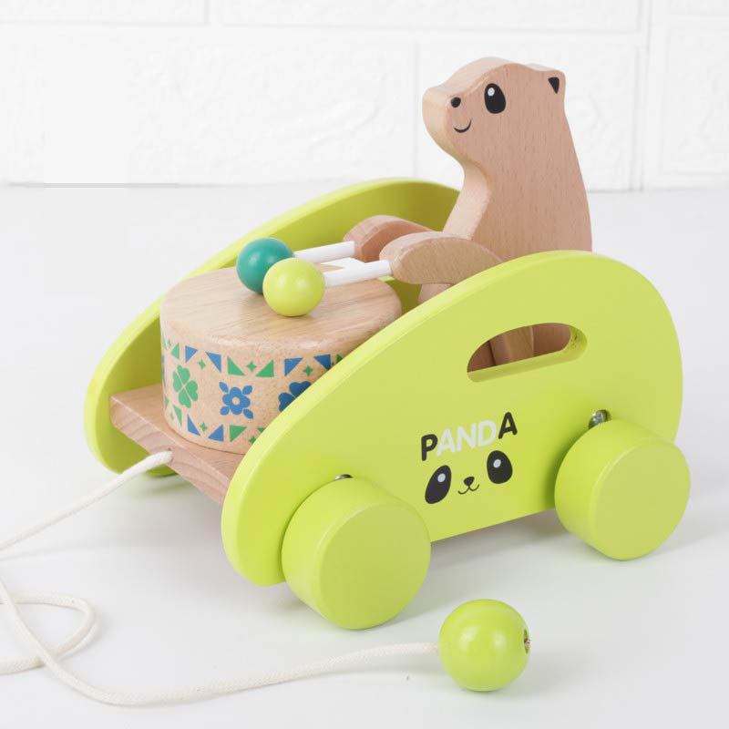 Jouet de vélo en bois pour enfants, corde de traction pour bébé, vélo de  pendaison, jeu éducationnel