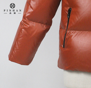 Manteaux en duvet personnalisés pour femmes, style canadien, avec capuche, duvet d'oie, veste matelassée pour <span class=keywords><strong>femme</strong></span>, manteau d'hiver pour <span class=keywords><strong>femme</strong></span>, veste d'extérieur, fermeture éclair - Product Image 6