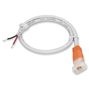2464 <b>Power</b> Cord 18 Gauge PVC Semi Rigid With Plug Custom Length Household Use - Product Image 1