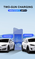 Borne de Recharge Rapide AC 44KW pour Véhicules Électriques, Neuve, Type 2, Activation par Carte RFID, Courant Nominal 32A, pour Usage Commercial