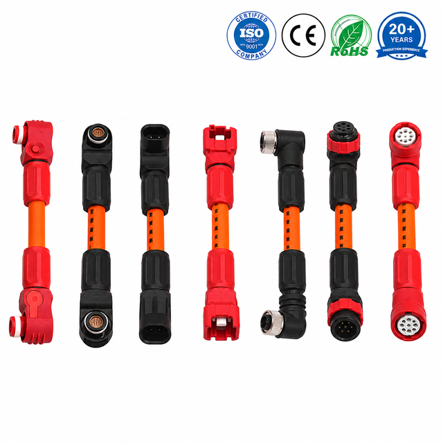 Manufacturer Custom Cable Assembly Multi Pin Connector Wire Harness for EV Energy Storage Battery System Industrial Electronics
