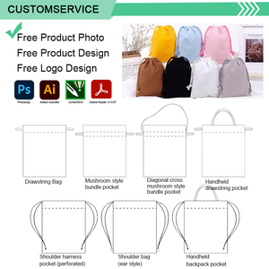 Tùy Chỉnh In Món Quà Nhỏ Pouch Tùy Chỉnh Mang Nhãn Hiệu Vải Hữu Cơ Muslin Mua Sắm Bông Dây Kéo Túi - Product Image 4