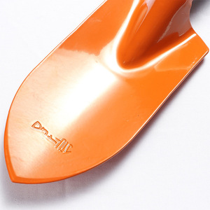 Mini Gardening Shovel Orange Plastic Head With Black Handle For Soil Digging And Plant Care - Product Image 2