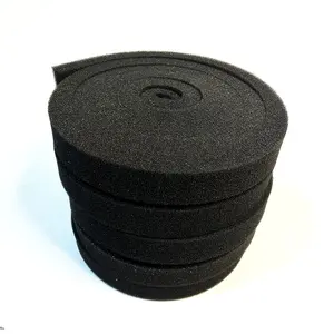 Borracha para ar condicionado, 1-1/4 "x 1-1/4" vedação hermética de espuma de poliuretano preta