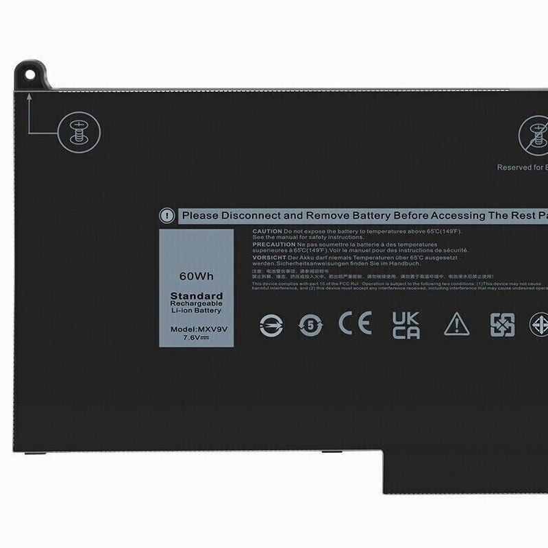 MXV9V 60Wh Battery For Dell Latitude 5300 5310 2-in-1 E5300 E5310 E7300