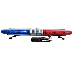 47 pulgadas 12V 260W rojo azul emergencia LED advertencia Barra de luces barras de luz con amplificador de altavoz incorporado y Sirena - Product Image 1