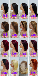 โปรโมชั่น Letsfly วิกผมบ๊อบสีสันสดใสราคาส่ง $15 วิกผมแท้แบบผูกเชือกด้านหน้า 13x4 ขนาด 10 นิ้ว ถึง 16 นิ้ว วิกผมตรงแบบธรรมชาติ มีจำหน่ายแล้ว - Product Image 3