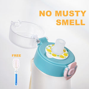 <span class=keywords><strong>Borraccia</strong></span> Sportiva con 10 Cialde Aromatizzate, Bottiglia d'Acqua da 750ml con Cannuccia, Senza Zucchero, Aroma Fruttato, Antigoccia - Product Image 4