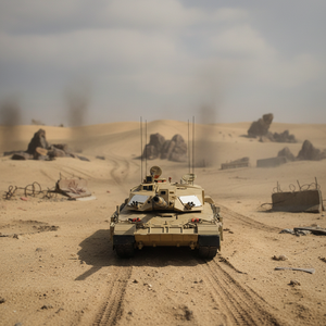 รถถังพลาสติก35 1นิ้วยาว33ซม. แบบอังกฤษ Challenge <span class=keywords><strong>2</strong></span>สำหรับผู้ใหญ่ - Product Image 4