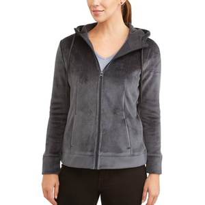 Custom <b>Womens</b> <b>Velour</b> Track Jacket Soft Athletic Zip Up <b>Tracksuit</b> Top OEM ODM Manufacturer - Product Image 1