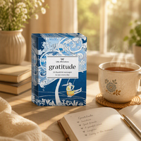 Cartes d'affirmation personnalisées avec impression de mots de gratitude, écologiques, durables, coins arrondis, en papier, couleurs et formes personnalisées