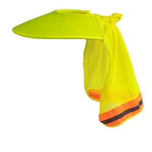 Malla <span class=keywords><strong>de</strong></span> verano parasol Sombrero duro transpirable ala completa construcción escudo reflectante cuello protector casco cubierta <span class=keywords><strong>de</strong></span> seguridad - Product Image 3