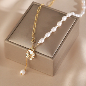 1489 Natural Pearl 925 Silver <b>Beaded</b> <b>Necklace</b> 2025 New Model Vintage Style Engagement Wedding Party - Product Image 2