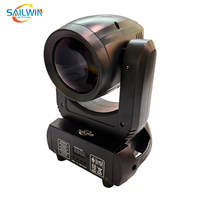 SAILWIN Mini Lyre de Scène à Faisceau 150W LED, Tête Mobile pour DJ, Boîte de Nuit, Disco, Spot Moving Head