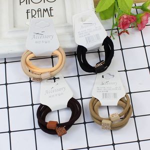 Hair Ties <b>Braided</b> Elastic Hair Bands With Rhinestone Decor Daily Use <b>Accessories</b> Spring 2023 Jinhua Origin - Product Image 1