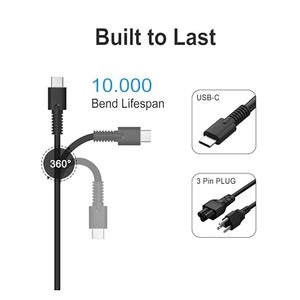 Multi Protection System 65W <b>USB</b>-C Laptop Charger For HP, 19.5V 3.33A, All Round Safety Certified - Product Image 3