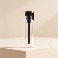 Botol Vial Kaca Mini Transparan 1ml 2ml, Botol Sampel Parfum Minyak Atsiri Custom, Botol Tester Parfum Kecil