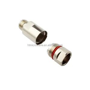 RF DC-6GHz N Female Clamp 1/2 Inch Flexible Cable Connector