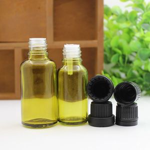 Botellas de Vidrio <span class=keywords><strong>Verde</strong></span> Oliva de 10 ml, 15 ml, 30 ml, 50 ml para Aceites Esenciales, Botellas con Tapa de Rosca de Vidrio <span class=keywords><strong>Verde</strong></span> Claro - Product Image 2