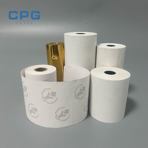 Rouleau de papier thermique de qualité supérieure, vente directe d'usine, 80x60mm, pour les supermarchés de détail et les caisses à fort trafic - Product Image 1