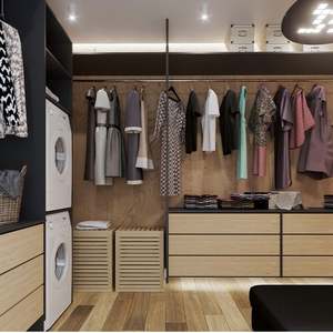 Santopova Wooden Extendable Customized Modern <b>Wardrobe</b> for Apartment Bedroom Home Furniture 2026 - Product Image 1