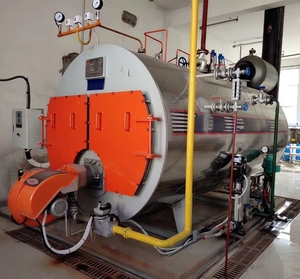 Chaudière à vapeur industrielle horizontale à tubes de feu, fonctionnant au <span class=keywords><strong>fioul</strong></span> diesel, haute pression, 2000 kg, nouvelle, automatique, certifiée ISO, à économie d'énergie - Product Image 2