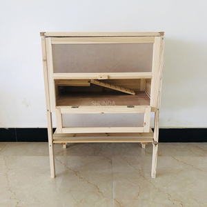 ポータブル 簡単な組み立て 耐久性木製ハムスターケージ Alibaba Com