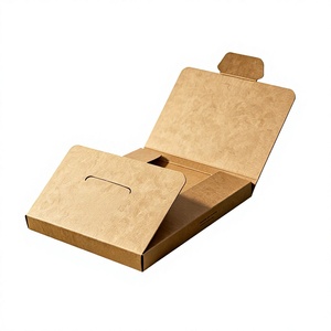Carpeta de Cartón Corrugado Reciclable y Ecológica de 7x10 cm, para Tarjetas VIP, Embalaje de Regalos, Joyería, Exhibición, Plegable - Product Image 4