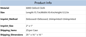 Sac Isotherme Portable en Tissu Oxford pour Déjeuner – Sac Repas Thermique Isotherme Tendance pour Voyage et Pique-nique - Product Image 3