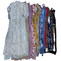 Robes d'occasion imprimées pour femmes, lot de robes longues à manches longues, motif floral, décontractées, en tissu léger pour l'été, pour femmes adultes