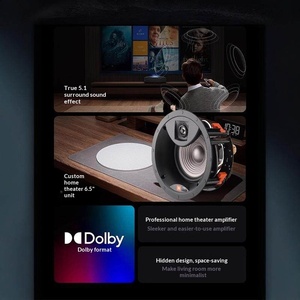 Sistema de Audio para Cine en Casa 5.1 Sonido Envolvente Panorámico para 7.1 Shadow K Altavoz Integrado en el <span class=keywords><strong>Techo</strong></span> para Pantalla - Product Image 5