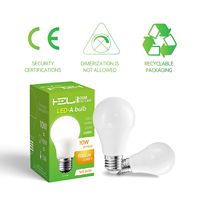 Bombilla LED A de 10W E27 6500K SMD con función de memoria, alto CRI, protección ocular, residencial, certificada por AC, CE y ROHS