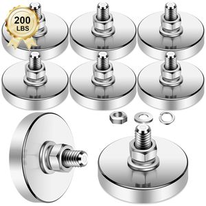 Neodymium Vòng Nam Châm Với M6 Nam Chủ Đề 90lb Hoặc 150 LB Vòng Nam Châm Với Bolt Stud Gắn Nam Châm Cho Chiếu Sáng Máy Ảnh - Product Image 1