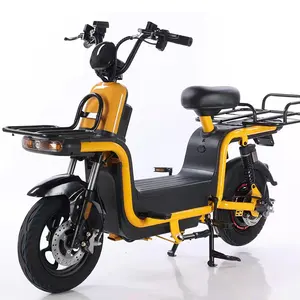 Y2-FD pengiriman laris sepeda listrik 650W 48V baterai asam timbal sepeda listrik pengiriman skuter listrik untuk kargo Makanan Cepat