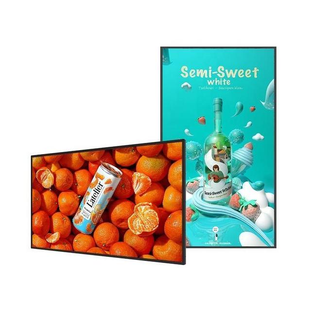 Wall-Mounted Capacitive/Infrared Touch Screen 4K Advertising Player Remote Content Management for Self-Service Business