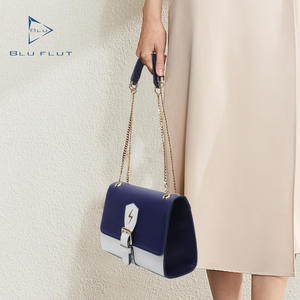 Bolso de Mano de Cuero Genuino Nuevo de Blu Flut, Bolso de Moda Casual para Mujer, Logotipo Personalizado - Product Image 5