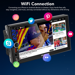 Autoradio de Excelente Calidad, 64G, 2 Din, GPS, BT, Multimedia, Reproductor Estéreo de 14 Funciones, Pantalla Táctil de 7 Pulgadas, Radio para Auto WINCE con CarPlay - Product Image 3