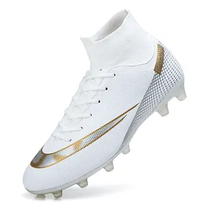Size 33-46 Professional Turf Athletic Shoes Custom Football Shoes For Men Soccer Shoes Football Boots Wholesale Soccer Cleats