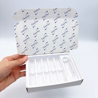 Colle Forte et Adhésive, Étiquettes et Boîtes d'Emballage Personnalisées Holographiques pour Flacons Simples de 3 ml pour Produits Pept