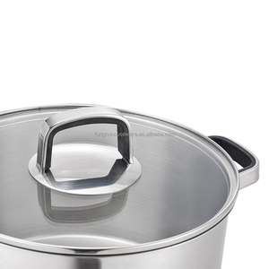 Ensemble de casseroles en acier inoxydable de luxe moderne avec couvercle en acier inoxydable, casseroles et poêle en fonte pour cuisinière à gaz pour usage domestique - Product Image 3
