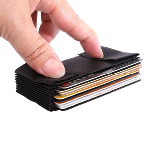 6*7.4ซม. ช่องใส่บัตรลายหีบเพลง9ช่องใส่บัตรกระเป๋าสตางค์ช่องเสียบการ์ดในแนวตั้งมีช่องใส่ผ้า3สี - Product Image 4