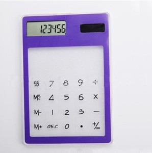 เครื่องคิดเลขพลังงานแสงอาทิตย์แบบใส/เครื่องคิดเลขพิมพ์โลโก้ตามสั่ง - Product Image 5