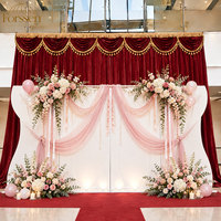 Mur de toile de fond de mariage sur mesure, blanc, avec panneaux ondulés 3D sculptés, modulaires, pour cérémonie, hôtel, banquet, photomaton
