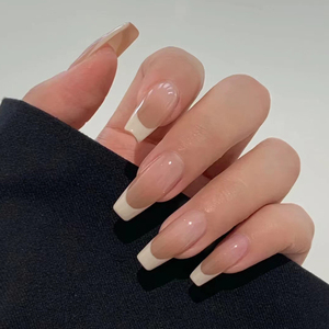 Faux Ongles Artificiels à Pression de Luxe, Couleur Unie Courte, Couverture Complète, Marque Privée, Vente en Gros pour Doigt, 24 Pièces - Product Image 5