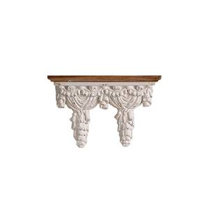 Estante de pared vintage con aspecto desgastado, rectangular, para exhibir libros y juguetes, A3098 - Product Image 5