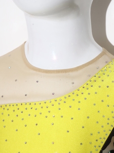 Justaucorps de gymnastique rythmique pour filles de 6 à 16 ans, avec jupe, pour spectacles et compétitions - Product Image 3