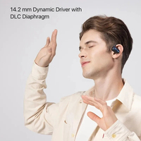 EF606 1 earbud terbuka Fit S50 headphone nirkabel telinga terbuka BT 5.3 dengan mikrofon