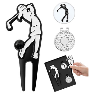 Mejor Precio, Marcador de Pelota de Golf con Clip para Sombrero, Chapado en Oro y Zinc, Estilo Antiguo/Moderno, con Logotipo Personalizado - Product Image 3