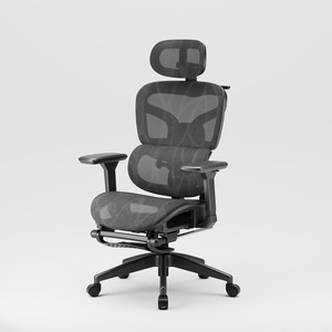 Chaise de bureau à dossier haut réglable, grande et haute, inclinable, chaise d'ordinateur pour la maison, chaise de bureau en <span class=keywords><strong>maille</strong></span> respirante avec soutien lombaire - Product Image 5