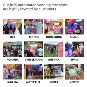 Red Rabbit High Quality Commercial Automatic Cotton <strong>Candy</strong> Vending Machine Popular Competitive Price for <strong>Candy</strong> <strong>Floss</strong> <strong>Maker</strong> - Product Image 2